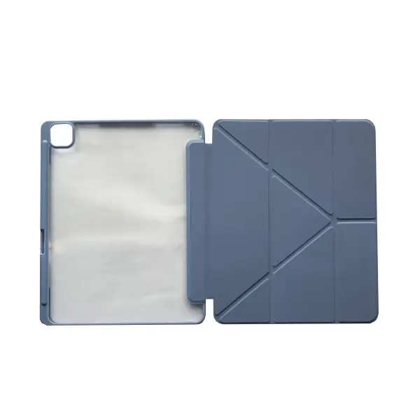 MR4_133738 Чохол smart case clear stylus для apple ipad pro 11 (2024) пурпуровий 