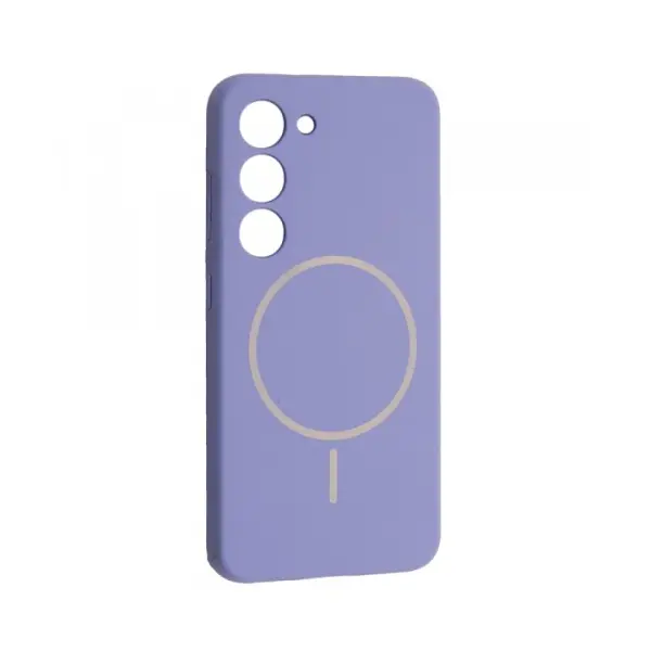 MR4_134098 Чохол silicone case luxury magsafe для samsung s23 elegant пурпуровий 