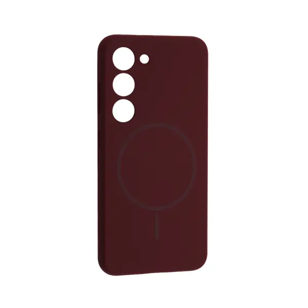 MR4_134106 Чохол silicone case luxury magsafe для samsung s23 plum 