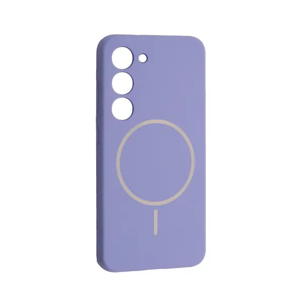ЧОХОЛ SILICONE CASE LUXURY MAGSAFE ДЛЯ SAMSUNG S23+ ELEGANT ПУРПУРОВИЙ