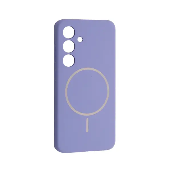 ЧОХОЛ SILICONE CASE LUXURY MAGSAFE ДЛЯ SAMSUNG S24 ELEGANT ПУРПУРОВИЙ