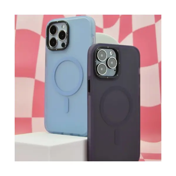 ЧОХОЛ TOTAL MATTE MAGSAFE ДЛЯ IPHONE 12, 12 PRO СИНІЙ