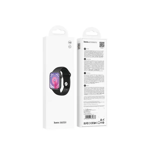 MR4_133870 Смарт-годинник hoco y23 smart sports watch (call version), чорний 