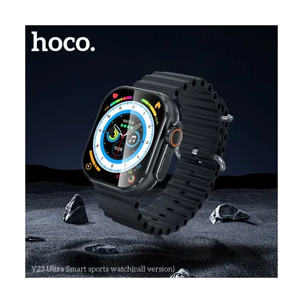 MR4_133872 Смарт-годинник hoco y23 ultra smart sports watch (call version), чорний 