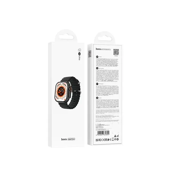 MR4_133872 Смарт-годинник hoco y23 ultra smart sports watch (call version), чорний 