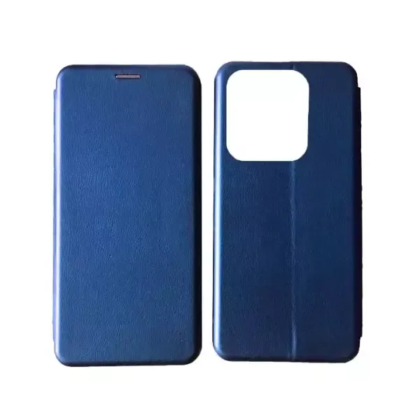 MR4_133959 Чохол-книжка level для tecno spark go 2024, spark 20c синій 