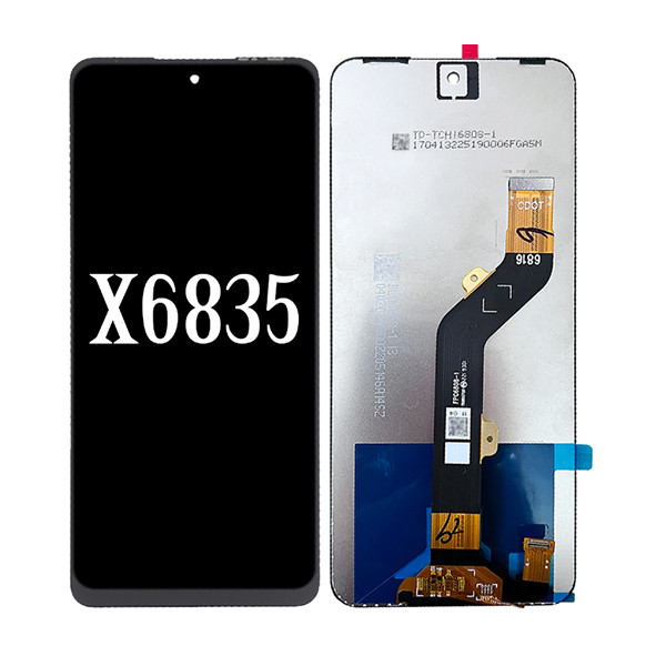 MR3_119643 Дисплей телефона для infinix hot 30 play (x6835b), в сборе с сенсором черный PRC