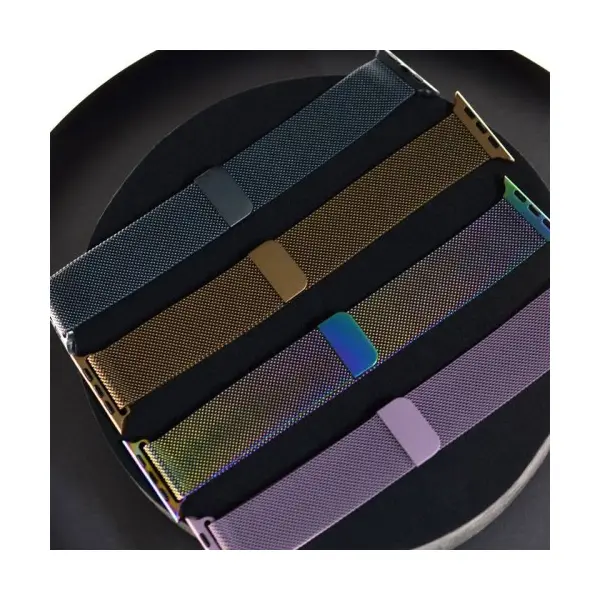 РЕМІНЕЦЬ ДЛЯ APPLE WATCH MILANESE LOOP BOX 42, 44, 45, 49 РОЖЕВИЙ GOLD