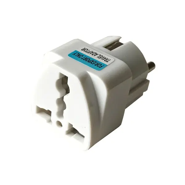 МЕРЕЖИВНИЙ ПЕРЕХІДНИК TRAVEL ADAPTOR, БІЛИЙ