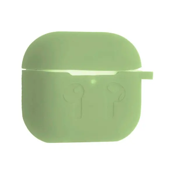 ЧОХОЛ ДЛЯ AIRPODS 4 СИЛІКОНОВИЙ 2MM (ТЕХ. ПАК) PISTACHIO