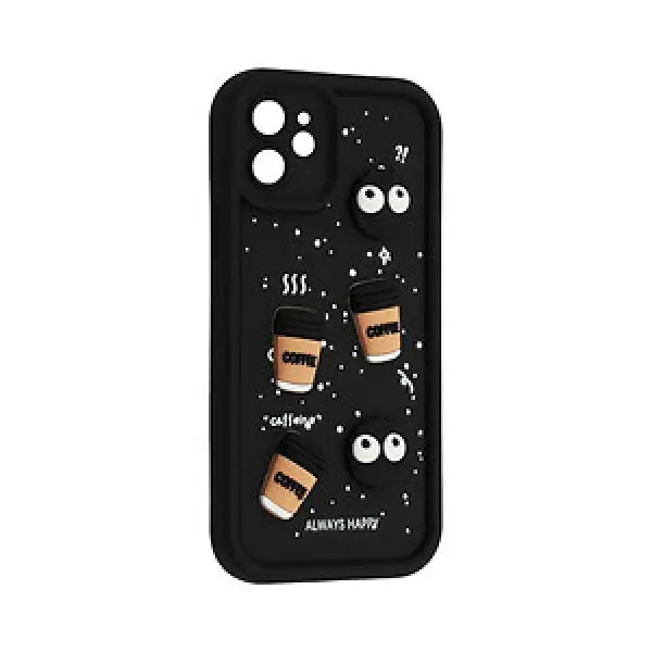 MR4_135220 Чохол happy cookie case для iphone 11, чорний 