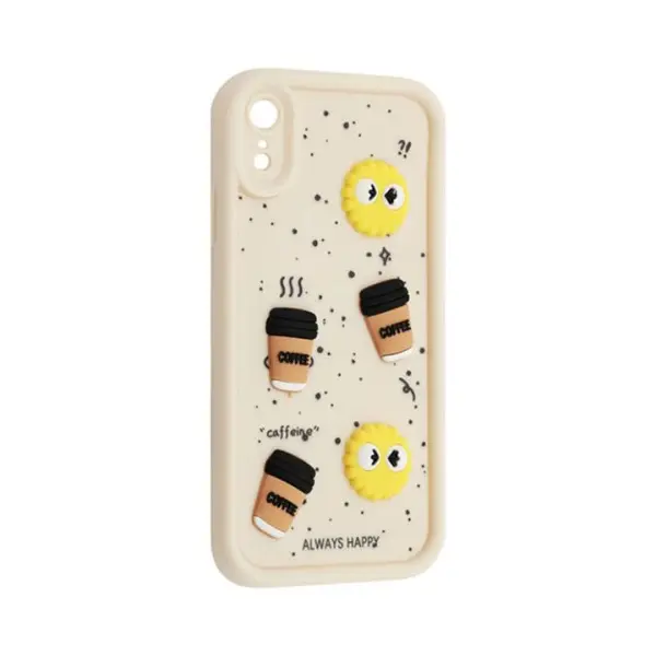 ЧОХОЛ HAPPY COOKIE CASE ДЛЯ IPHONE XR, БІЛИЙ