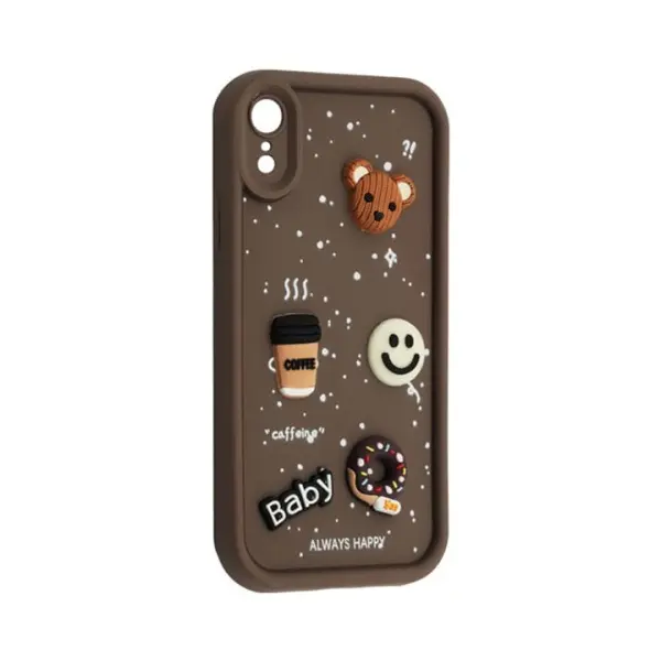 MR4_135218 Чохол happy donut case для iphone xr brown 