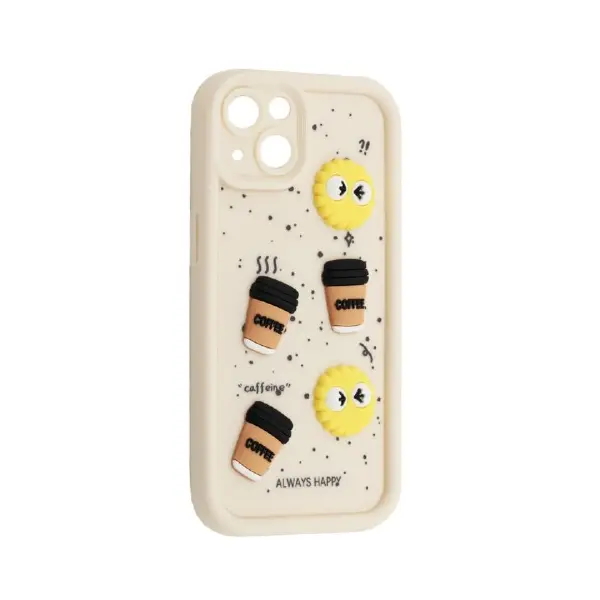 ЧОХОЛ HAPPY COOKIE CASE ДЛЯ IPHONE 13, БІЛИЙ