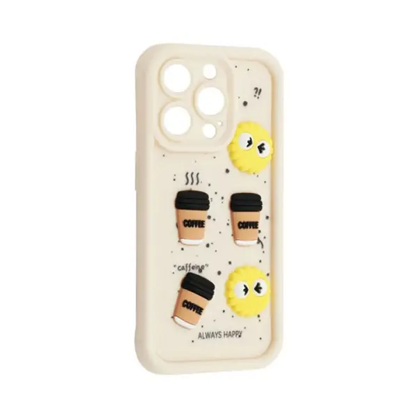 ЧОХОЛ HAPPY COOKIE CASE ДЛЯ IPHONE 13 PRO, БІЛИЙ