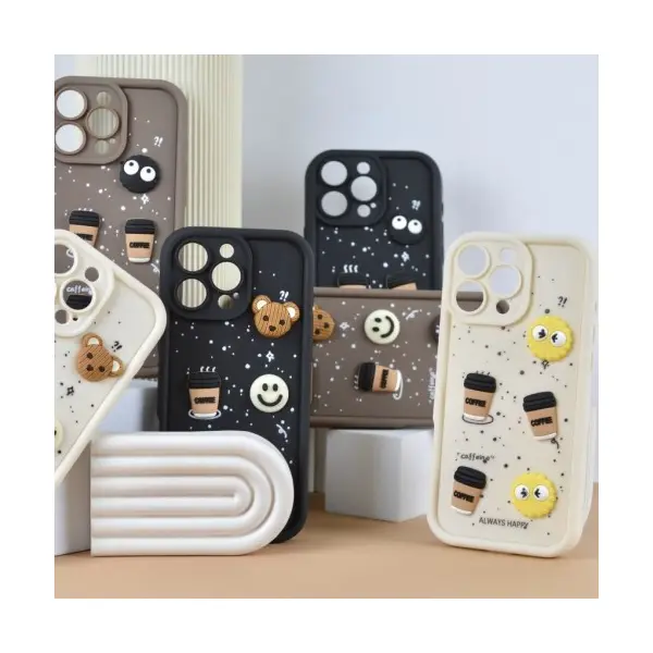 MR4_135251 Чохол happy cookie case для iphone 14, чорний PRC