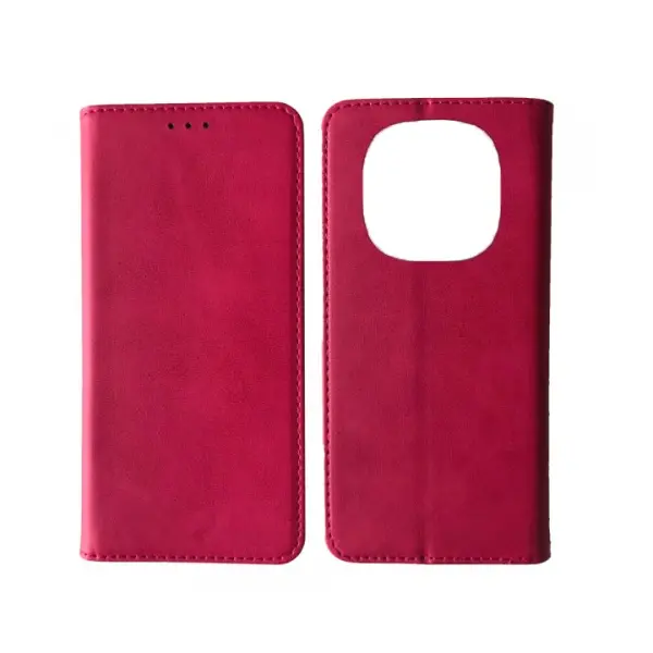 ЧОХОЛ-КНИЖКА BLACK TPU MAGNET ДЛЯ REDMI NOTE 14 PRO 4G РОЖЕВИЙ