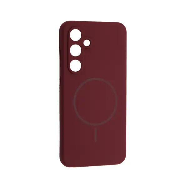 ЧОХОЛ SILICONE CASE LUXURY MAGSAFE ДЛЯ SAMSUNG S25 PLUM