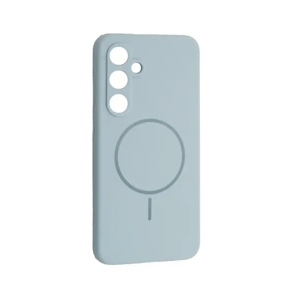 ЧОХОЛ SILICONE CASE LUXURY MAGSAFE ДЛЯ SAMSUNG S25 SKY СИНІЙ