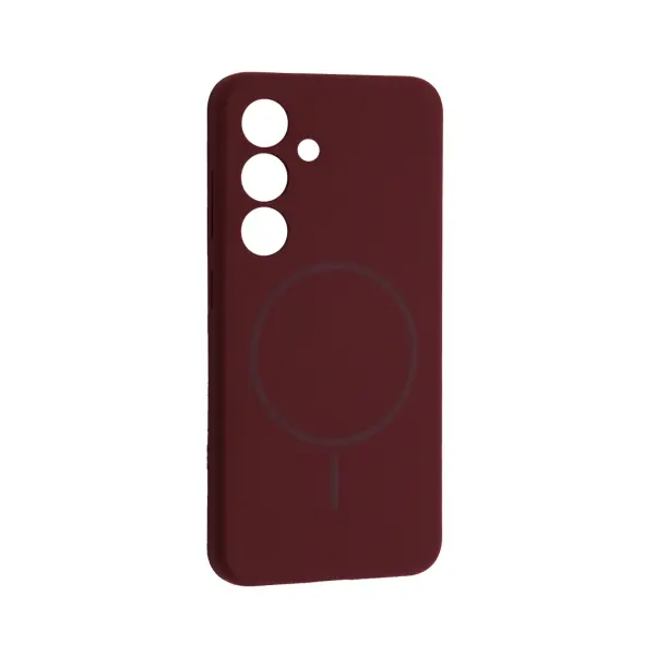 MR4_134139 Чохол silicone case luxury magsafe для samsung s24+ plum 