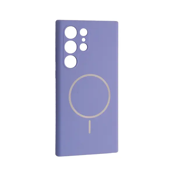 MR4_134148 Чохол silicone case luxury magsafe для samsung s25 ultra elegant пурпуровий 