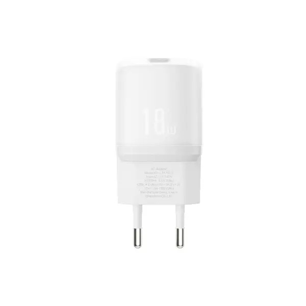 MR4_134583 Мережевий зарядний пристрій xo l157 (eu) qc3.0 18w charging charger with micro cable (nb103), білий 