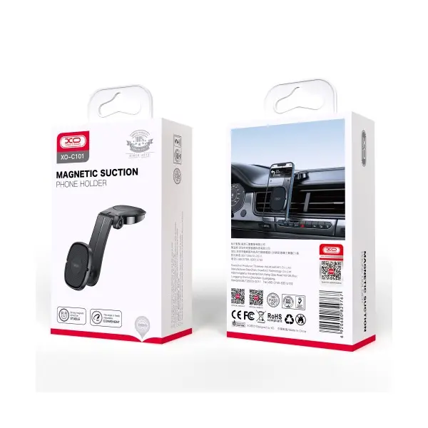 АВТОТРИМАЧ XO C101 MAGNETIC CAR PHONE HOLDER, ЧОРНИЙ