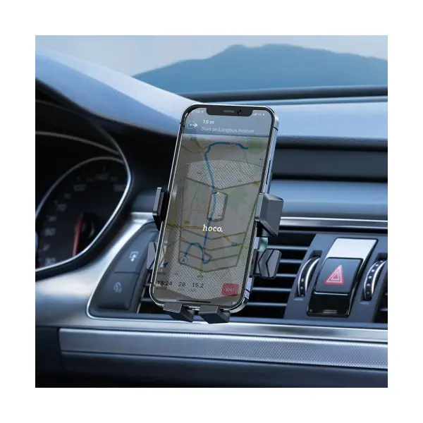 MR4_135205 Автотримач hoco ca86 davy one-button air outlet car holder, чорний 