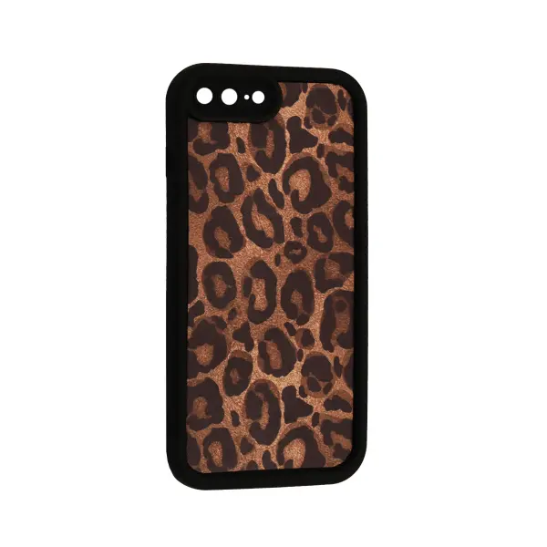 MR4_135696 Чохол leopard case для iphone 7 plus, 8 plus, чорний 