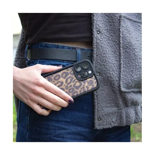 MR4_135752 Чохол leopard case для iphone 14 pro коричневий 1 PRC