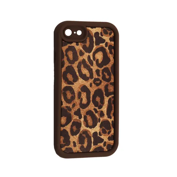 MR4_135792 Чохол leopard case для iphone 7, 8 brown 1 