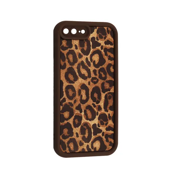 MR4_135793 Чохол leopard case для iphone 7 plus, 8 plus brown 1 