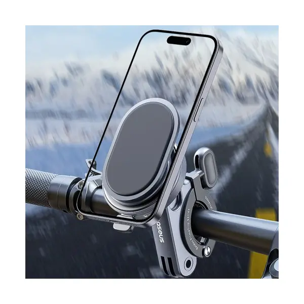 МОТО-ВЕЛО ТРИМАЧ BASEUS PRIMETRIP SERIES STICK-ON TYPE BIKE PHONE MOUNT, ЧОРНИЙ C40569001121-00