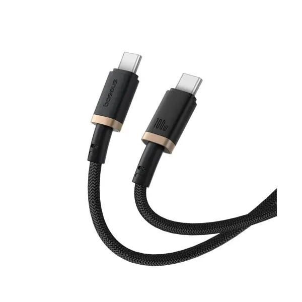 MR4_135336 Кабель pd baseus dura series type-c to type-c 100w 2m gold-чорний p10377803u01-02 