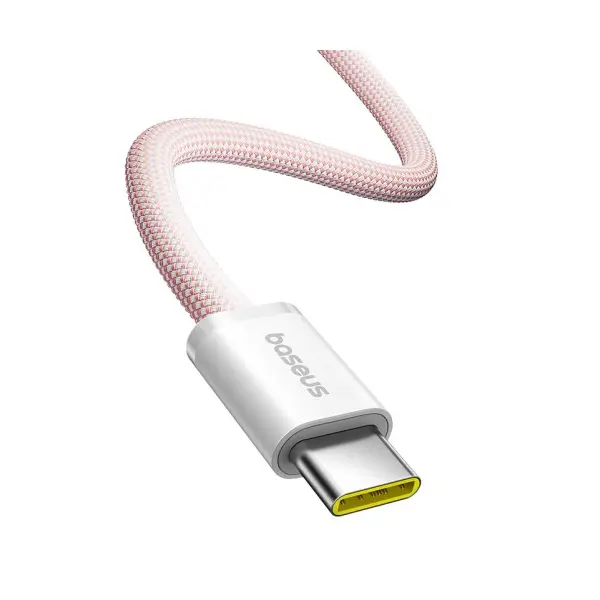 MR4_135355 Кабель pd baseus dynamic 4 fast charging type-c to type-c 100w 1m рожевий p10381400411-00 