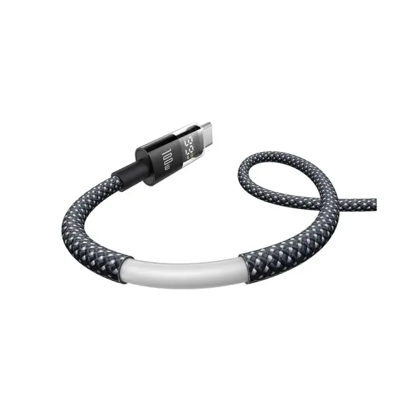 MR4_135360 Кабель baseus display 2 fast charging data cable usb-a to type-c 100w 1m, чорний p10382701121-00 