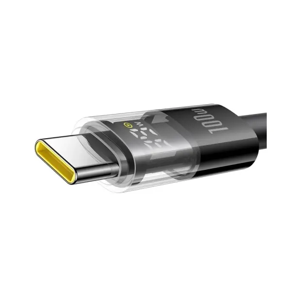 MR4_135360 Кабель baseus display 2 fast charging data cable usb-a to type-c 100w 1m, чорний p10382701121-00 