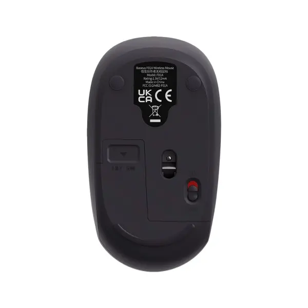 КОМПЮТЕРНА МИШКА BASEUS F01A WIRELESS MOUSE FROSTED, СІРИЙ B01055502833-00
