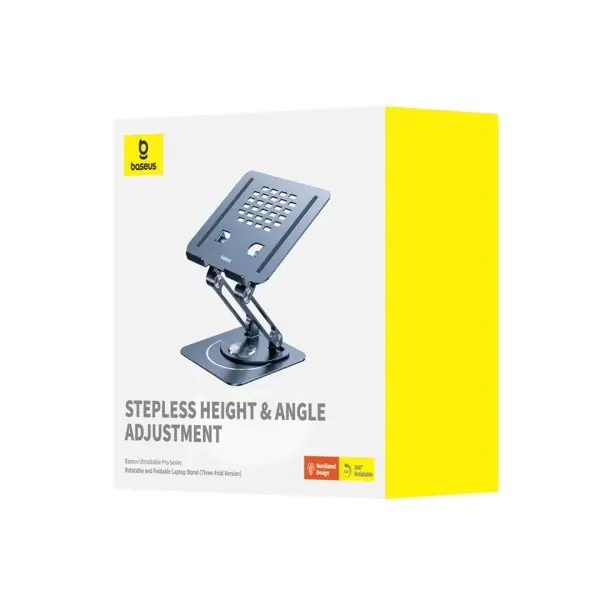 ПІДСТАВКА BASEUS ULTRASTABLE PRO SERIES ROTATABLE (THREE-FOLD VERSION), СІРИЙ B10059900811-01