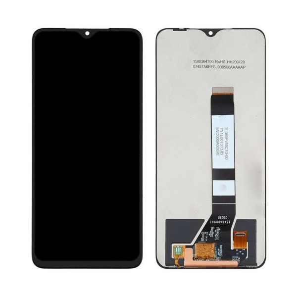 MR3_108396 Дисплей телефона для xiaomi poco m3, redmi 9t, у зборі з сенсором, power оригінал (prc), чорний PRC