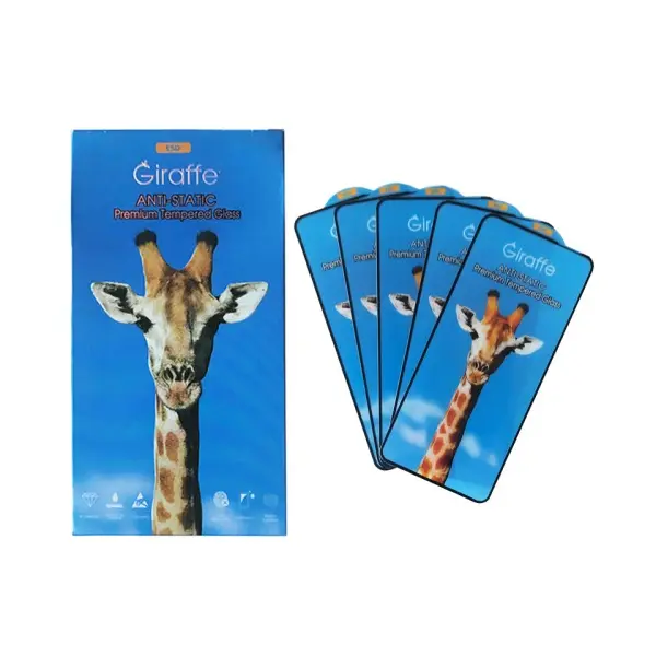 MR4_135971 Захисне скло giraffe anti-static glass для redmi note 10 5g, poco m3 pro, poco m3 pro 5g, чорний (тех. пак) (5шт) 