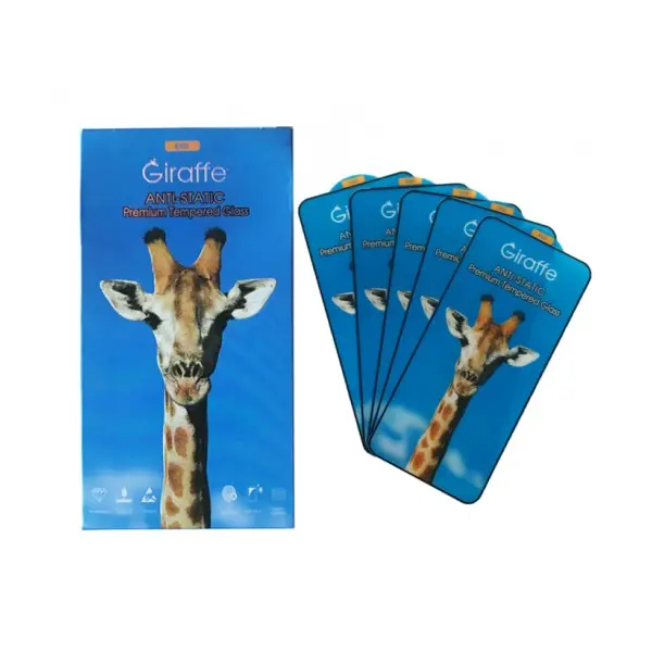 ЗАХИСНЕ СКЛО GIRAFFE ANTI-STATIC GLASS ДЛЯ SAMSUNG S25 PLUS, ЧОРНИЙ, (ТЕХ. ПАК), (5ШТ)