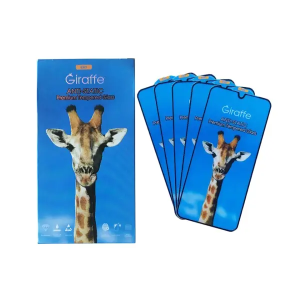 MR4_135973 Захисне скло giraffe anti-static glass для samsung a26, a16 4g, a16 5g, a17, m16, чорний, (тех. пак), (5шт) 