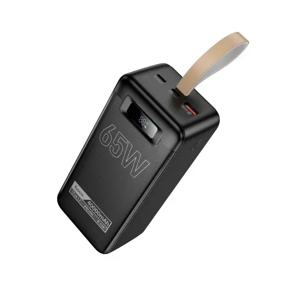 ЗОВНІШНІЙ АКУМУЛЯТОР POWER BANK HOCO DB82 AQUILA PD65W FULLY COMPATIBLE 40 000MAH, ЧОРНИЙ
