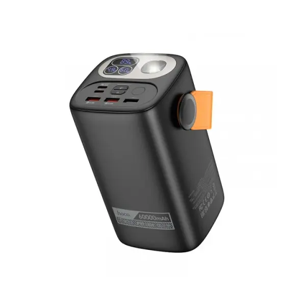 ЗОВНІШНІЙ АКУМУЛЯТОР POWER BANK HOCO DB160 ASTRUM PD100W FULLY COMPATIBLE POWER BANK 60 000MAH, ЧОРНИЙ