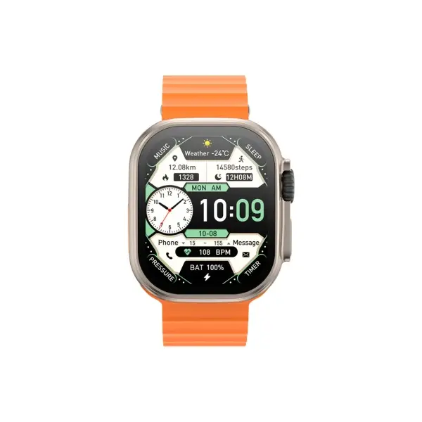 СМАРТ-ГОДИННИК XO M11ULTRA CURVED SCREEN 9TH GENERATION WIRELESS SMART TALKING WATCH ПОМАРАНЧЕВИЙ