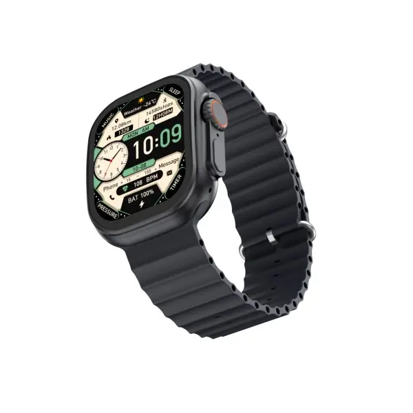 MR4_136238 Смарт-годинник xo m11ultra curved screen 9th generation wireless charging smart talking watch, чорний 