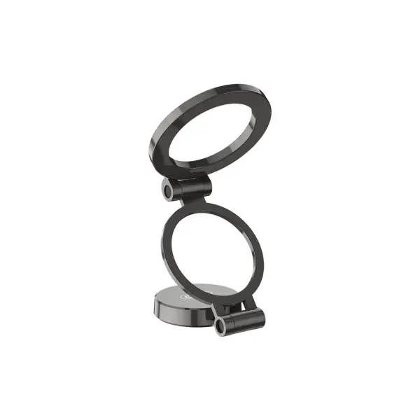 MR4_136242 Автотримач xo c161 apple magsafe magnetic tri-fold phone holder (with magnet ring), чорний 