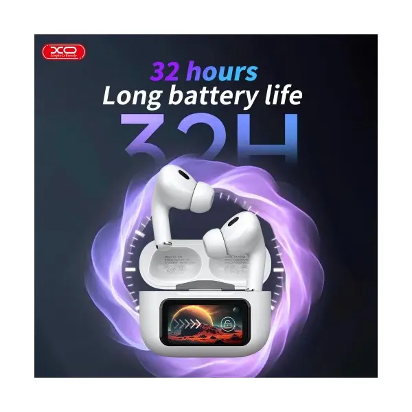 MR4_136243 Навушники бездротові xo x36 pro smart screen anc active noise cancellation, білий 