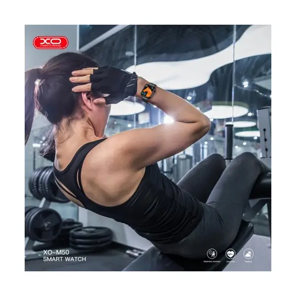СМАРТ-ГОДИННИК XO M50 PRO YUANSHEN MAGNETIC SMART SPORTS TALKING WATCH, ЧОРНИЙ